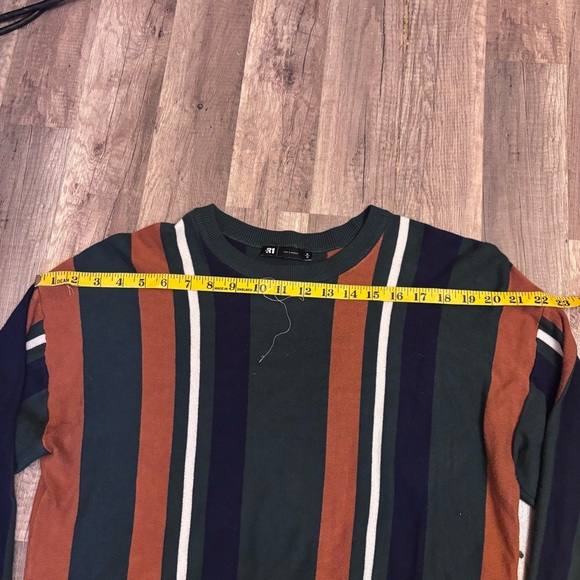 Vintage Far Simone multicoloured striped knit sweater - Picture 3 of 3